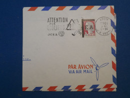 DG11 FRANCE ALGERIE   BELLE LETTRE  E.A 1962 ALGER A PARIS FRANCE   ++ +AFF. INTERESSANT+++ - Briefe U. Dokumente