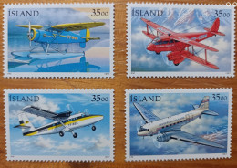 ISLANDIA AVIONES 1997 Yv 816/9 MNH - Unused Stamps