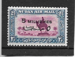 SUDAN 1938 5m On 2½p SG 74 VERY LIGHTLY MOUNTED MINT - Soedan (...-1951)