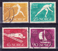 NORVEGE, YT 409/12  Obl,  (8B697) - Gebraucht