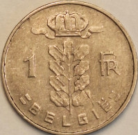 Belgium - Franc 1962, KM# 143.1 (#3130) - 1 Franc