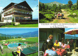 ST WOLFGANG, MULTIPLE VIEWS, ARCHITECTURE, RESORT, PENSION, POOL, CHILD, TERRACE, AUSTRIA, POSTCARD - St. Wolfgang