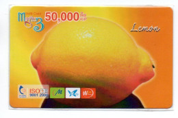 LAOS Fruit Citron Carte Prépayée Card (1226) - Laos