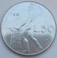 Pièce De Monnaie 50 Lire 1981 - 50 Liras