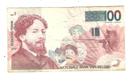 *Belguim 100 Francs 1995-2001   147 - 100 Francos