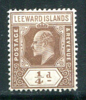 LEEWARD- Y&T N°33- Neuf Avec Charnière * - Leeward  Islands