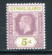 LEEWARD- Y&T N°72- Neuf Sans Charnière ** - Leeward  Islands