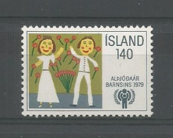 ISLANDIA AÑO NIÑO 1979 Yv 496 MNH - Ongebruikt