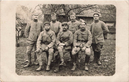 MILITARIA - Groupe De Soldats Au Camps - Photo De Groupe - Carte Postale Ancienne - Other & Unclassified