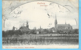 Oostburg-Sluis-Zeeland-1903-Panorama-Hervormde Kerk En Sint Eligiuskerk-Molen-Winddmolen-Uit.A.V.Overbecke, Terneuzen - Sluis