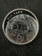 2 DOLLARS BE 1 OZ 999 2013 TORTUE FIDJI / TAKU TURTLE / SANS CAPSULE / SILVER PROOF - Fidschi