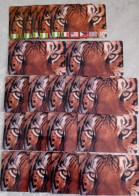 Tigre 20 Carte Prepagate Da Foto Usate - Selva