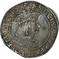 France, François Ier, 1/2 Teston Du Dauphiné, Avant 1540, Cremieu, Argent - 1515-1547 Franz I. Der Ritterkönig