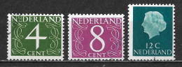 1962 Gouda Zegels Fosforescerend Papier Complete Serie NVPH 774/776 - Used Stamps