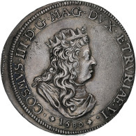 Grand-duché De Toscane, Cosme III De Médicis, Tollero, 1680, Livourne, Argent - Toscana