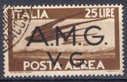 Venezia Giulia - Posta Aerea, 25 Lire Bruno Rossastro Sass. 7a Ø - Gebraucht