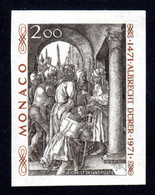 MONACO 1972 - Yvert N° 876a Non Dentelé NEUF** LUXE/MNH, Albrecht Dürer, TB - Nuevos