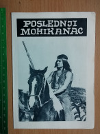 Prog 12 -  The Last Tomahawk (1965) -Der Letzte Mohikaner - Joachim Fuchsberger, Karin Dor, Marie France - Publicité Cinématographique