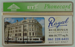 UK - Great Britain - BT & Landis & Gyr - BTP172 - Royal Buildings Manchester - 343K - 1000ex - Mint - BT Private