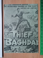 Prog 14 -  The Thief Of Baghdad (1961) - Il Ladro Di Bagdad -Steve Reeves, Giorgia Moll, Arturo Dominici - Publicité Cinématographique