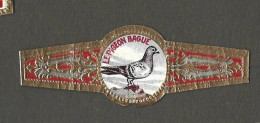 Bague De Cigare   Ancienne 1870- 1920 -  Tabac - Le Pigeon Bague - Bagues De Cigares