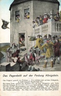 ILLUSTRATION - Das Pagenbett Auf Der Festung Königstein - Carte Postale Ancienne - Ohne Zuordnung