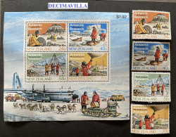 OTEM551, NUEVA ZELANDA, ANTARTIDA, 1984, 859/62 + H.B. 39 - Ungebraucht