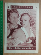 Prog 25 - Detective Story (1951) - Kirk Douglas, Eleanor Parker, William Bendix - Publicité Cinématographique