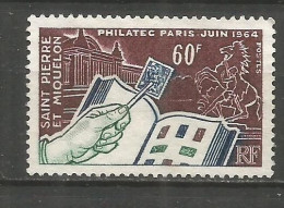 SAN PEDRO Y MIQUELON COLONIA FRANCESA YVERT NUM. 371 SERIE COMPLETA NUEVA SIN GOMA - Unused Stamps