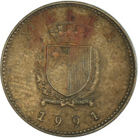 Monnaie, Malte, Cent, 1991 - Malta