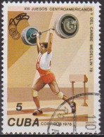 Sports Olympiques - CUBA - Haltérophilie - N° 2064 - 1978 - Gebruikt