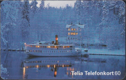 Schweden Chip 243 Winter Scene & Steamer (60112/089) - 1196426 - Zweden