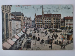 Berlin, Spittelmarkt, Strassenbahnen, Kutschen, 1905 - Mitte
