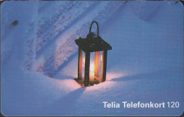 Schweden Chip 278 Lamp In The Snow - Winter Scene (60114/046) - 1756609 - Sweden