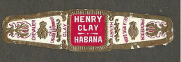 Bague De Cigare   Ancienne  1870 - 1920  -  Tabac - Henry Clay  Habana - Bagues De Cigares