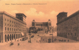 ITALIE - Roma - Piazza Venezia E Monumento A Vittorio Emanuele II - Carte Postale Ancienne - Andere Monumente & Gebäude