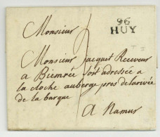 96 HUY Pour Namur 1803 - 1792-1815 : Departamentos Conquistados