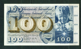 SWITZERLAND - 1972 100 Francs Circulated Banknote - Svizzera