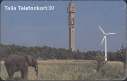 Schweden Chip 184 Elephant At Gardet - Tower (60111/201) 005089816 - Suecia