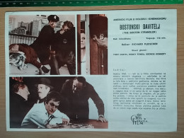 Prog 40 - The Boston Strangler (1968) - Tony Curtis, Henry Fonda, George Kennedy - Publicité Cinématographique