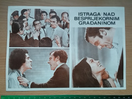 Prog 41 - Investigation Of A Citizen Above Suspicion (1970) - Gian Maria Volontè, Florinda Bolkan, Gianni Santuccio - Publicité Cinématographique