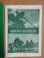 Prog 42 - Krvava Kosulja (1957) - Dusan Bulajic, Marija Crnobori, Ana Nikolic - Publicité Cinématographique