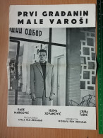 Prog 42 - Prvi Gradjanin Male Varosi (1961) - Rade Markovic, Jelena Zigon, Ljuba Tadic, Rahela Ferari, Mija Aleksic, - Publicité Cinématographique