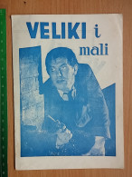 Prog 42 - Veliki I Mali (1956) - Jozo Laurencic, Severin Bijelic, Ljuba Tadic - Publicité Cinématographique