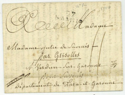 97 NAMUR Pour Savenes Près De Verdun-sur-Garonne 1810 LAS Peres De Lagesse (1752-1833) Conventionnel Prefet - 1792-1815 : Departamentos Conquistados