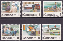 Kanada 560 - 565 Postfrisch, 100 Jahre Postzustellung (Nr.2296) - Poste