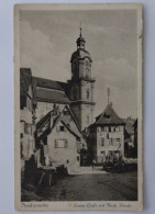 Neckarsulm, Lange Straße Mit Katholischer Kirche, 1931 - Neckarsulm