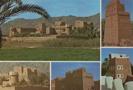 Views Of Najrahn Architecture Saudi Arabia Arabic Postcard - Arabia Saudita