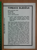 Prog 48 - Tvrdjava Siledzija (1967) Grajski Biki-Kole Angelovski, Brejchová, Janez Rohacek, Miha Baloh, Olivera Markovic - Publicité Cinématographique