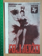 Prog 50 - Folies-Bergère (1956) - CIRCUS - Eddie Constantine, Zizi Jeanmaire, Yves Robert - Publicité Cinématographique